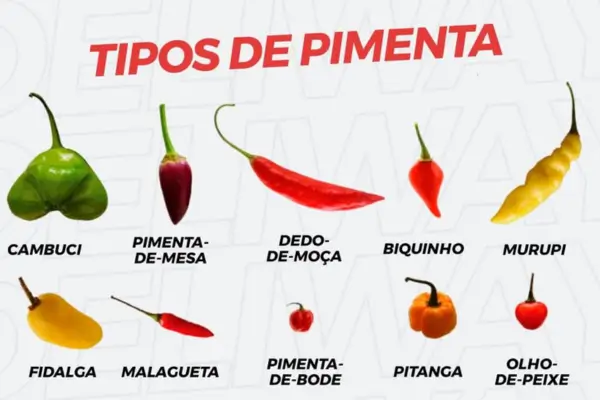 tipos de pimenta